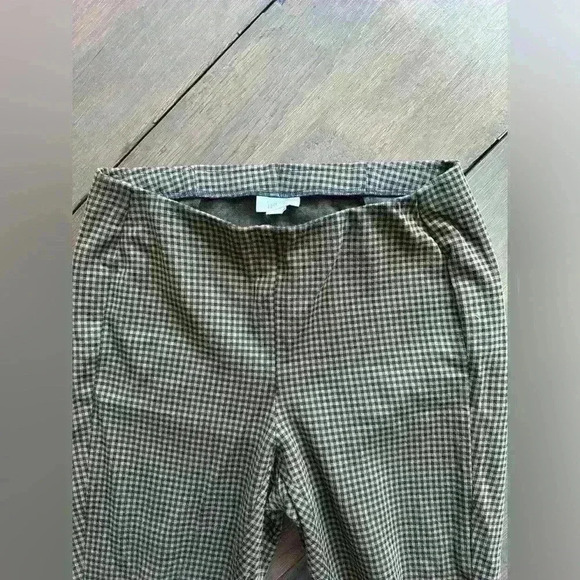 J Jill Plaid Ponte Leggings Size Medium Petite - Picture 2 of 3